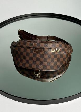 Женская сумка louis vuitton discovery bumbag pm brown chess canvas7 фото