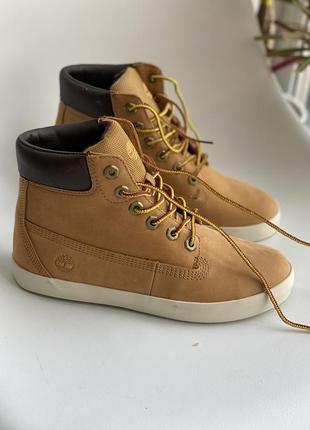 Ботинки timberland original рыжие сникеры кеды бренд1 фото