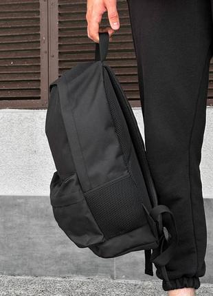 Стильный городской рюкзак town style черный тканевой на 16 литров унисекс6 фото