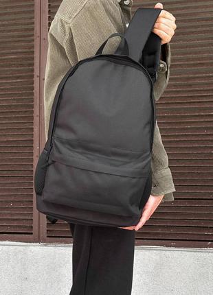 Стильный городской рюкзак town style черный тканевой на 16 литров унисекс2 фото