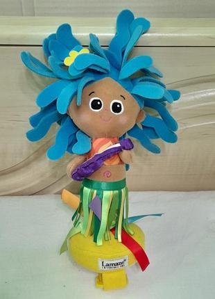 Іграшка лялька брязкальце lamaze hawaii ukulele hula dancer girl baby1 фото