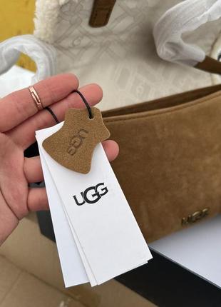 Женская сумка из натуральной кожи и меха ugg teddy2 фото