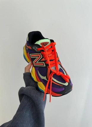 Крутейшие женские яркие кроссовки new balance 9060 prism purple premium цветные4 фото