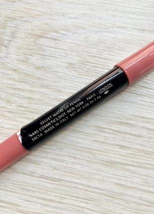 Матовый карандаш для губ nars velvet matte lip pencil2 фото