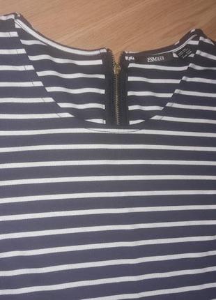 Трикотажна жіноча блуза з баскою від esmara розмір м40/42 наш 46/482 фото