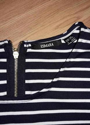 Трикотажная стильная блуза с баской от esmara размер м40/42 наш 46/483 фото