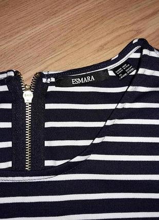 Трикотажна жіноча блуза з баскою від esmara розмір м40/42 наш 46/483 фото