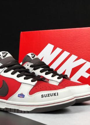 Демісезонні кросівки «nike sb dunk low suzuki ninja rg500»3 фото