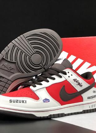 Демісезонні кросівки «nike sb dunk low suzuki ninja rg500»2 фото