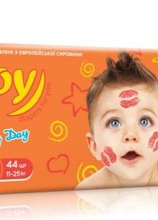 Подгузники joy every day 5, новые