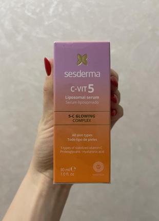 Сироватка для обличчя sesderma c-vit 5 liposome serum