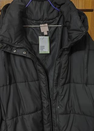 Пальто куртка пуховик h&m великий розмір, пог 833 фото