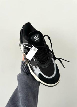 Женские кроссовки адидас adidas niteball 2.0 black / white premium4 фото