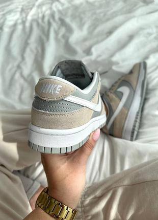 Nike sb dunk wolf grey, серые данки, серые датки4 фото