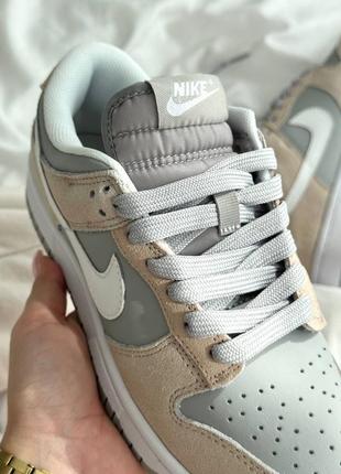 Nike sb dunk wolf grey, сірі данки, серые данки3 фото