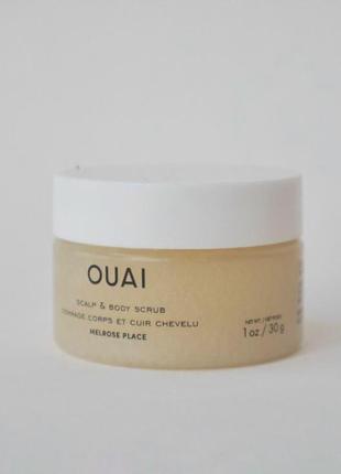 Ouai cleansing scalp &amp; body sugar scrub скраб для кожи головы и тела1 фото