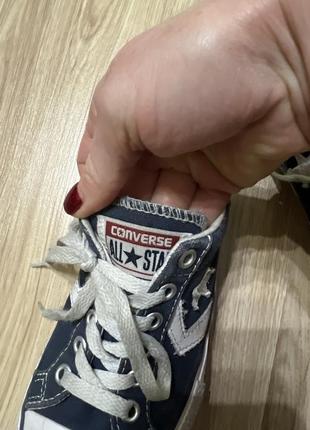 Кеды converse конверсы текстиль5 фото