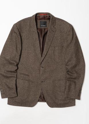 Roy robson brown wool & silk blazer чоловічий піджак