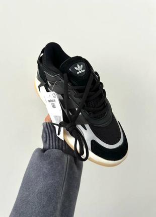 Женские кроссовки адидас adidas niteball 2.0 black / gum premium7 фото