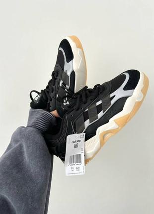 Женские кроссовки адидас adidas niteball 2.0 black / gum premium5 фото