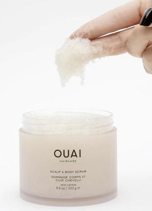 Ouai cleansing scalp &amp; body sugar scrub скраб для кожи головы и тела3 фото