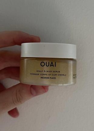 Ouai cleansing scalp &amp; body sugar scrub скраб для кожи головы и тела4 фото