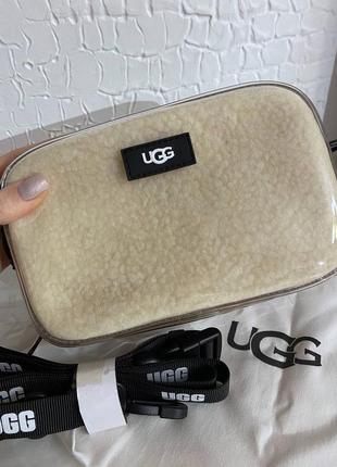 Сумка ugg силіконова хутряна