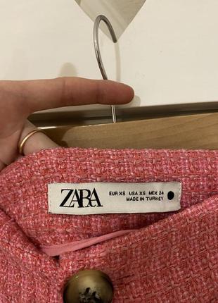 Стильные брюки кюлоты zara твидовые брюки трубы палаццо в стиле chanel твид твидовое xs s8 фото