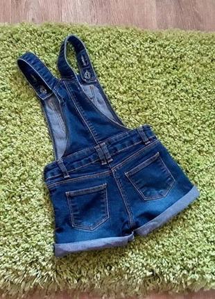 Летний джинсовый комбинезон шорты m&s4 фото
