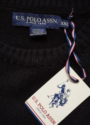 Крутой фирменный брендовый пуловер батал u.s.polo assn5 фото