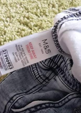 Джинсові шорти m&s 5
