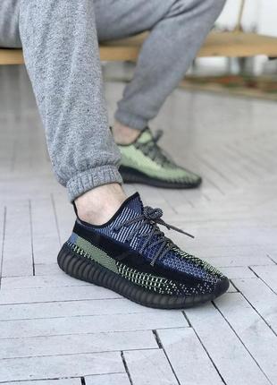 Кроссовки женские, мужские adidas yeezy boost 350, черные (адидас изи буст, адидасы)1 фото