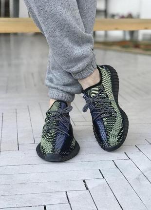 Кроссовки женские, мужские adidas yeezy boost 350, черные (адидас изи буст, адидасы)5 фото