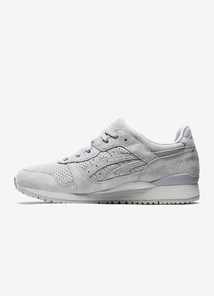 Мужские кроссовки asics gel-lyte iii og suede асикс / натуральная замша / легкие, серые, низкие / асикс гель лайт 31 фото