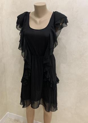 Чорне плаття сукня h&m жіноча базова