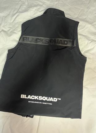 Чоловічий жилет black squad glo-story mmj-3908 black5 фото