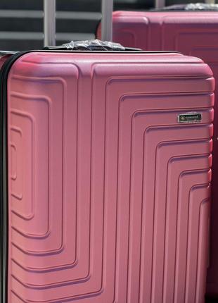 Качественный чемодан по низкой цене,пластик,4 колеса,дорожная сумка,кодовый замок, чемодан, удобная кладь,средний, большой6 фото