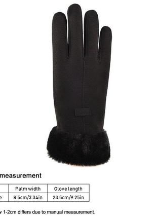Женские перчатки с тачпадом на указательном пальце6 фото