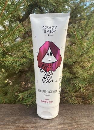 Зволожуючий кондиціонер для волосся "бабл-гам" hiskin crazy hair 250 ml1 фото