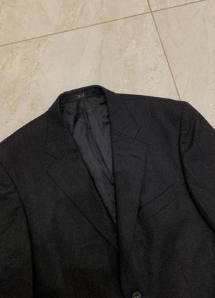 Фірмовий вовняний піджак жакет daks london чорний класичний чоловічий2 фото