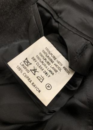 Фірмовий вовняний піджак жакет daks london чорний класичний чоловічий5 фото
