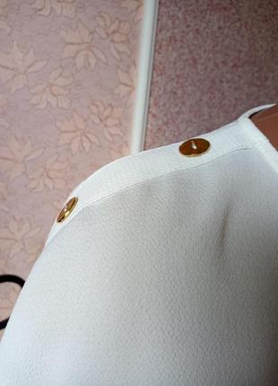 Красивая белая блузка koton.5 фото