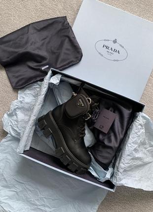 Ботинки, сапоги prada monolith combat оригинал
