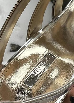 Туфлі на підборах для танців хайхілс, high heels, випускного, вечірки (срібні) 11 см4 фото