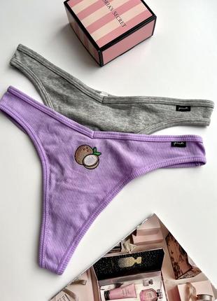 Набір котонових трусиків victoria’s secret