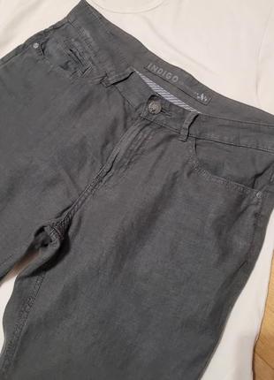 Брюки штаны лен новые