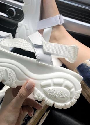 Buffalo london sandals white, женские сандали4 фото