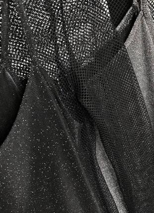 Вечернее платье мини блестящее сияющая черная двойника мини в вечернее платье мины черное6 фото