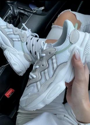 Кроссовки adidas ozweego adipren white/grey кросівки3 фото