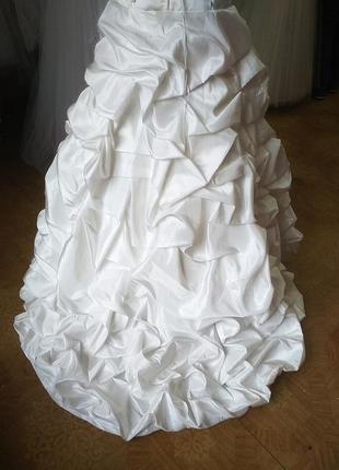 Розпродаж. шикарне весільне плаття3 фото